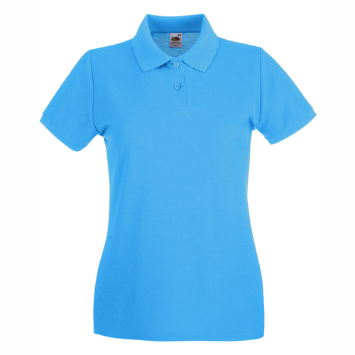 LADY-FIT PREMIUM POLO ID147  ΑΝΟΙΧΤΟ ΜΠΛΕ